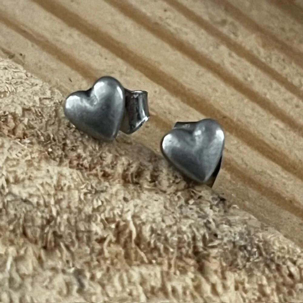 Vintage Pewter Jewlery Set Bear Trinket Box Earrings Necklace Brooch Pin Child